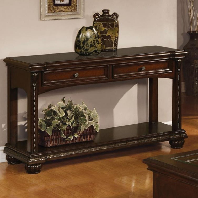 Cherry wood entry table discount